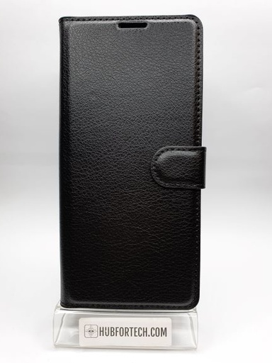 Galaxy S10Lite Wallet Case Plain Black