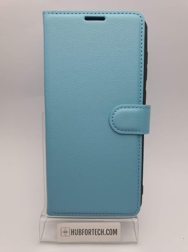 Galaxy M80S/A91/S10Lite Wallet Case Plain Light Blue