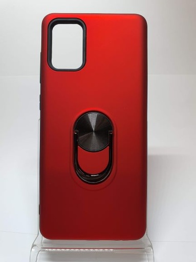 Galaxy S20 Back Case Red with Long Ring Stent