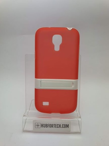 Galaxy S4 Mini Back Case Red Gel with Stand
