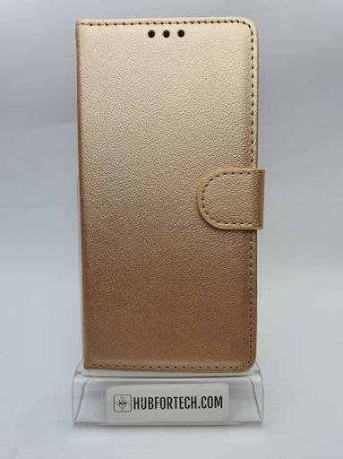 Galaxy S7 Edge Wallet Case Plain Gold