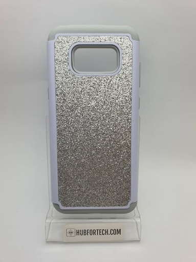 Galaxy S8 Plus Back Case Sparkling With Purple