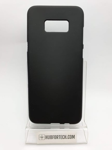 Galaxy S8 Plus Gel Case soft back black smooth