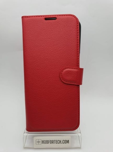 Galaxy S8 Plus Wallet Case Plain Red