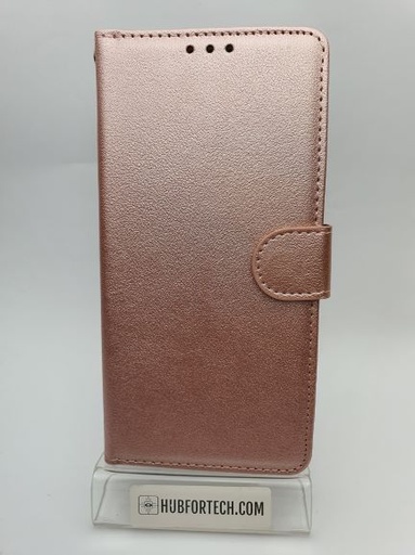 Galaxy S8 Plus Wallet Case Plain Rose Gold