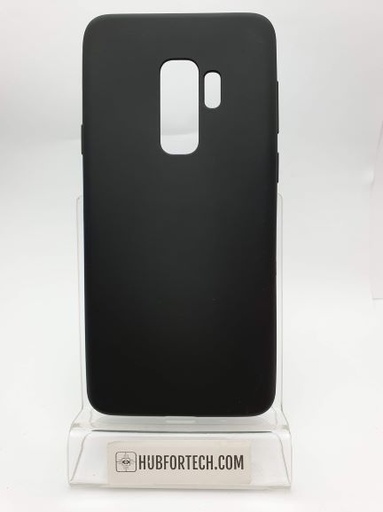 Galaxy S9 Plus Back Case Black Rubber Soft