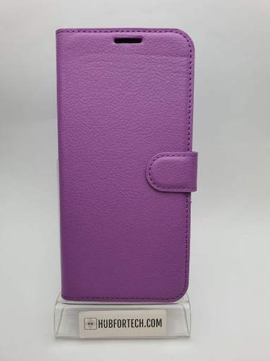 Galaxy S9 Plus Wallet Case Plain Purple