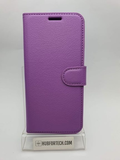 Galaxy S9 Wallet Case Plain Purple