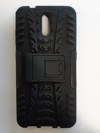 Nokia 2.3 Back Case Black/Black with Kick Stand