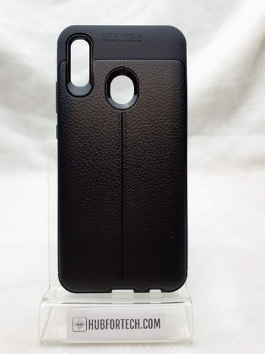 Huawei P10 Lite Rubber Back Leather Texture Black