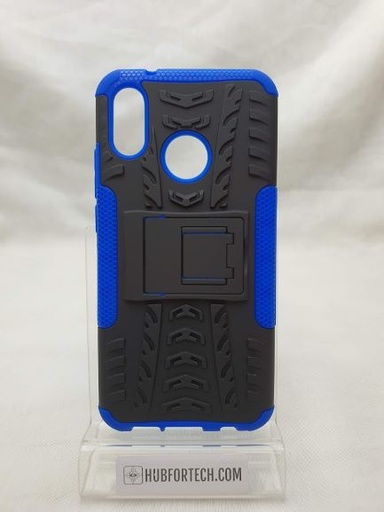 Huawei P20 Lite Hard Back Black/Blue with Stand