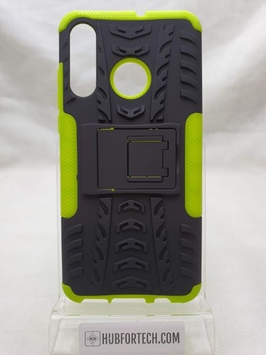 P30 Lite Hard Back Case Black/Lime Green with stand