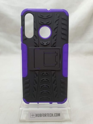 P30 Lite Hard Back Case Black/Purple with stand