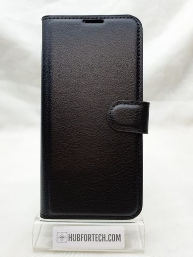 P30 Lite Wallet Case Plain Black