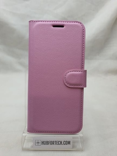 P30 Pro Wallet Case Plain Light Pink