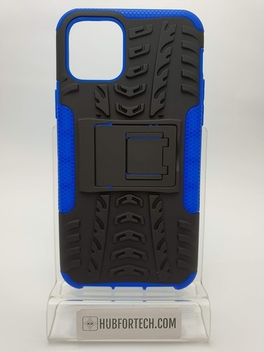 iPhone 11 Pro Back Case Black/Blue with stand