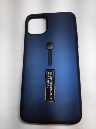 iPhone 11 Pro Max 6.5 Back Case Dark Blue with strip