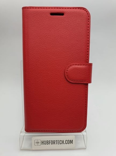 iPhone 11 Pro Wallet Case Plain Red