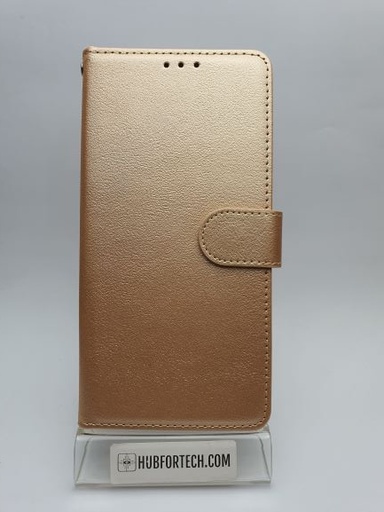 iPhone 12 Pro Max Wallet Case Plain Gold