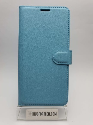 iPhone 12 Pro Max Wallet Case Plain Light Blue