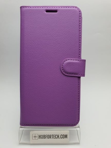 iPhone 12 Pro Max Wallet Case Plain Purple