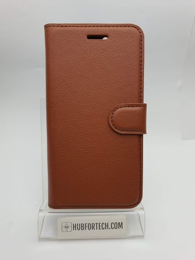 iPhone 6/6S Wallet Case Plain Brown