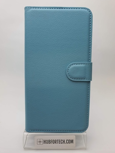 iPhone 6Plus/6SPlus Wallet Plain Case Light Blue