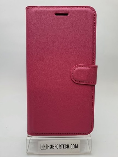 iPhone 7Plus/8Plus Wallet Plain Case Pink