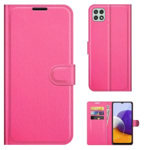 Samsung Galaxy A22 5G Book Case Pink