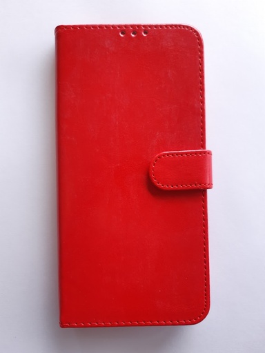 Galaxy A50 Wallet Case Plain Red
