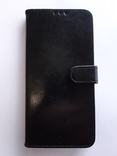 Galaxy A50 Wallet Case Plain Black