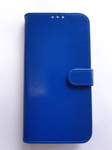 Galaxy A10 Wallet Case Plain Navy Blue