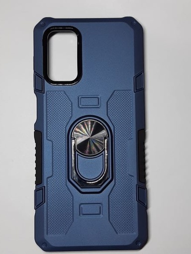 Galaxy A12 back case with ring stent blue