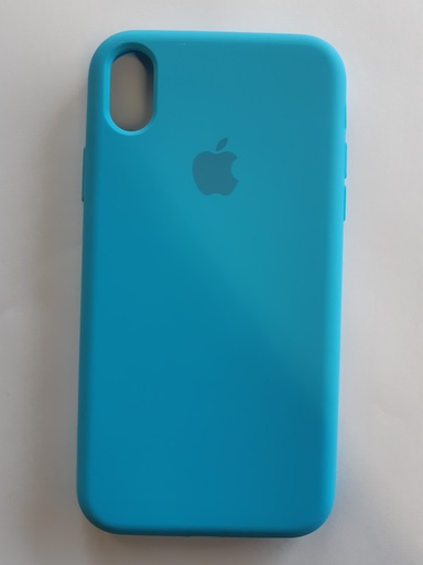 Apple iPhone XR silicone case bright blue