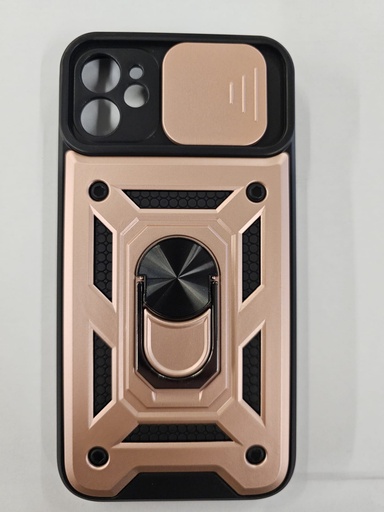 iPhone 11 Back Case with camera cover rose gold