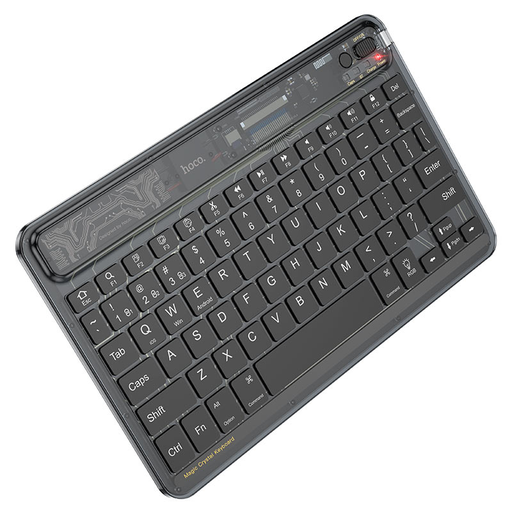 HOCO S55 Bluetooth Transparent Keyboard Black RGB