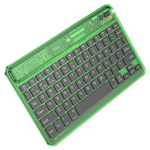 HOCO S55 Bluetooth Transparent Keyboard Green RGB