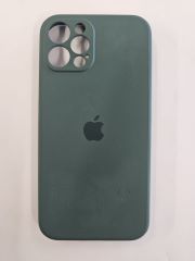 iPhone 12 silicone back case green