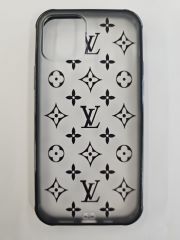 iPhone 12 back clear case LV black
