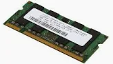 Kingston 2GB DDR2-667MHz PC2-5300 non-ECC Unbuffered CL5 200-Pin SoDimm 1.8V Memory Module - Preowned